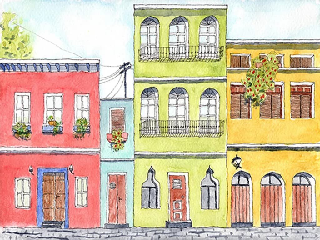 Old San Juan Facades