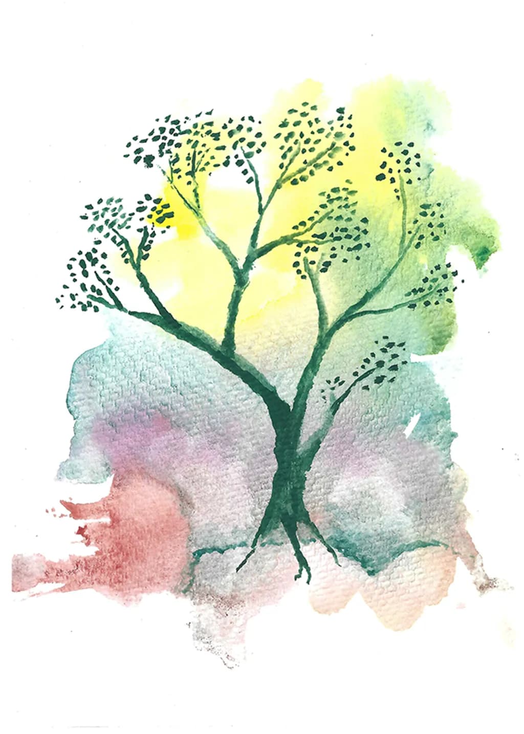 Abstract Tree Colors
