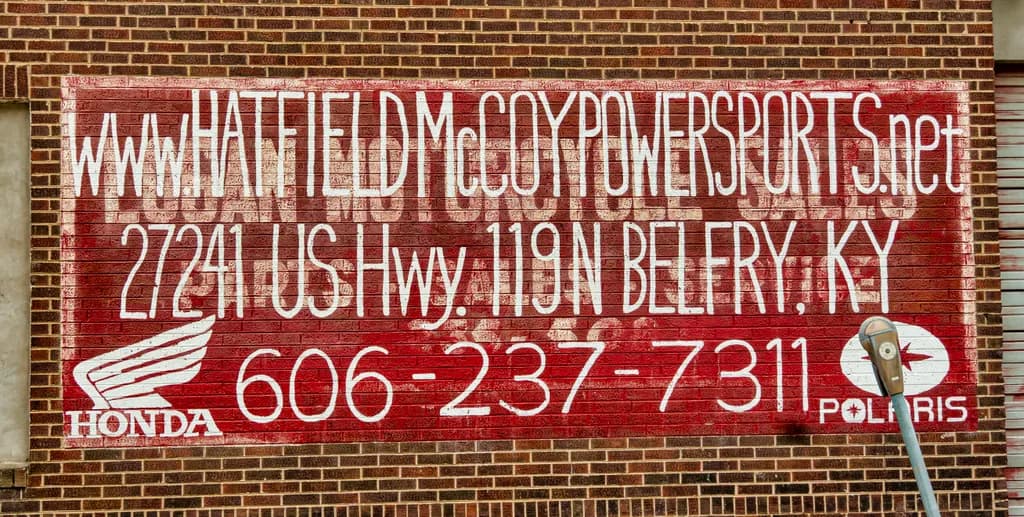 Hatfield McCoy Powersports Sign