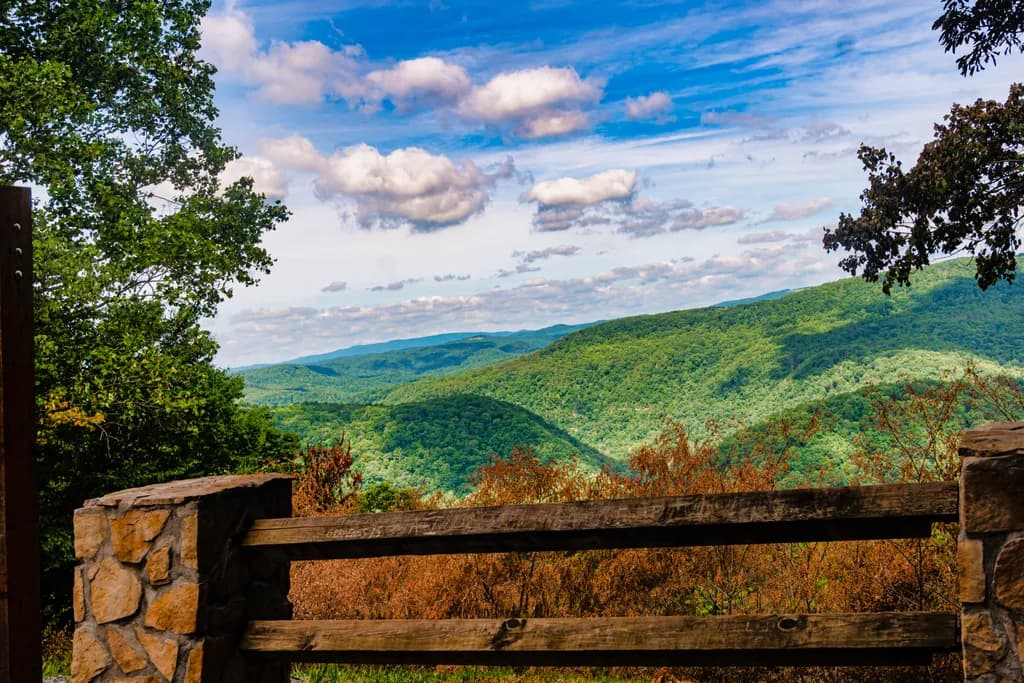 Pipestem Overlook View