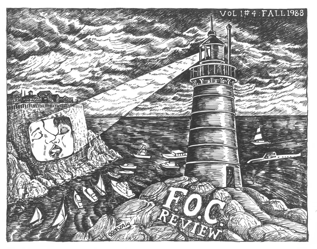Lighthouse Harbor Scene