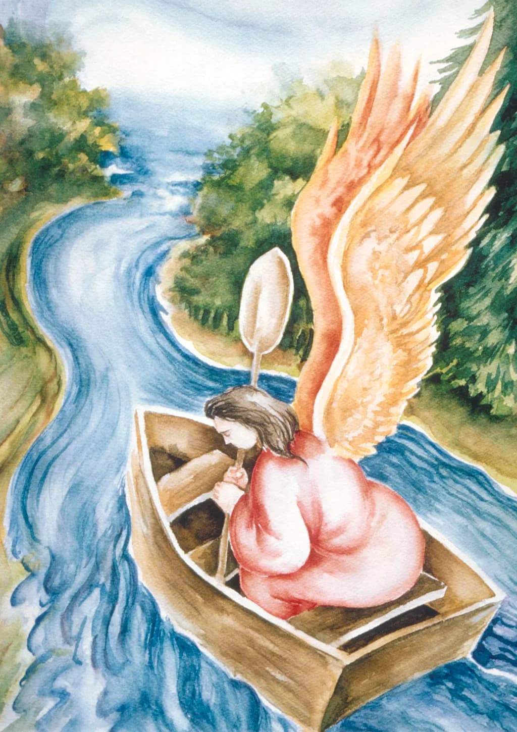 Angel on the River