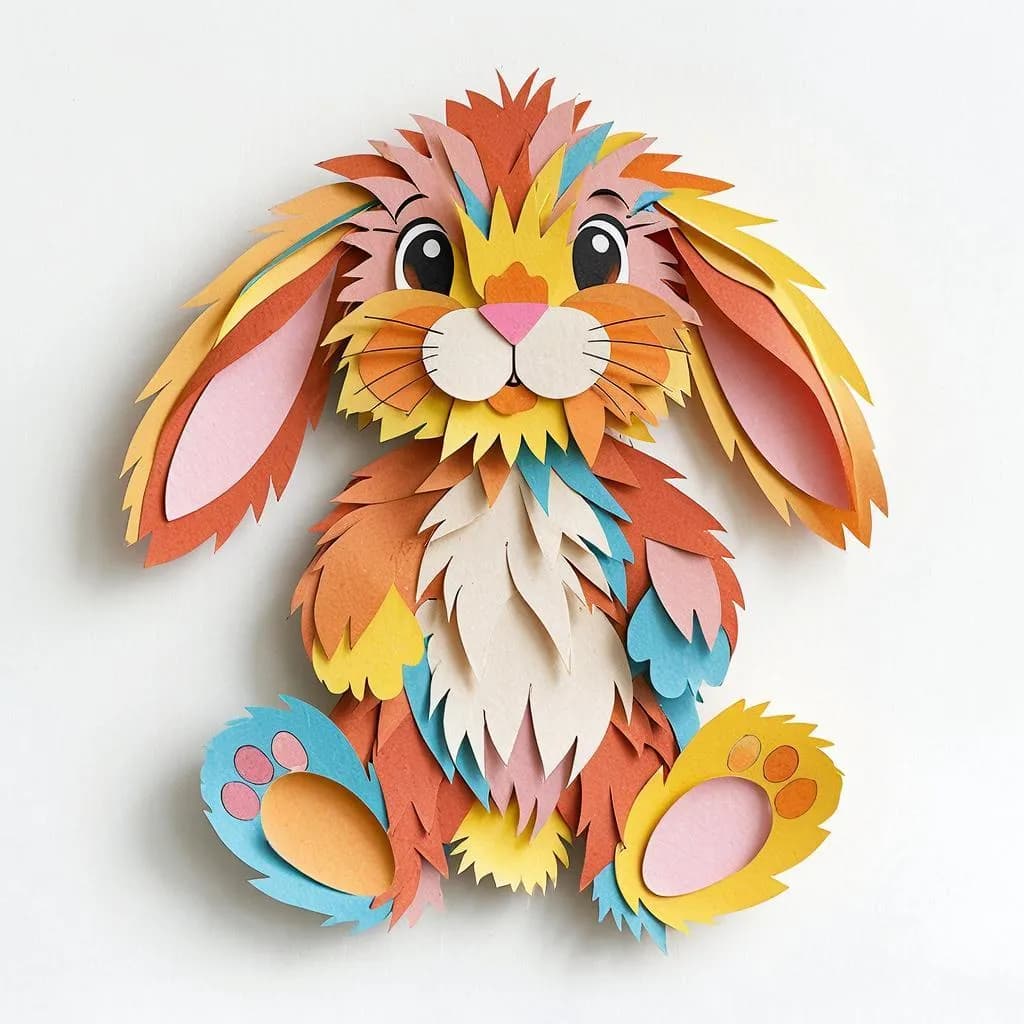 Colorful Bunny Delight