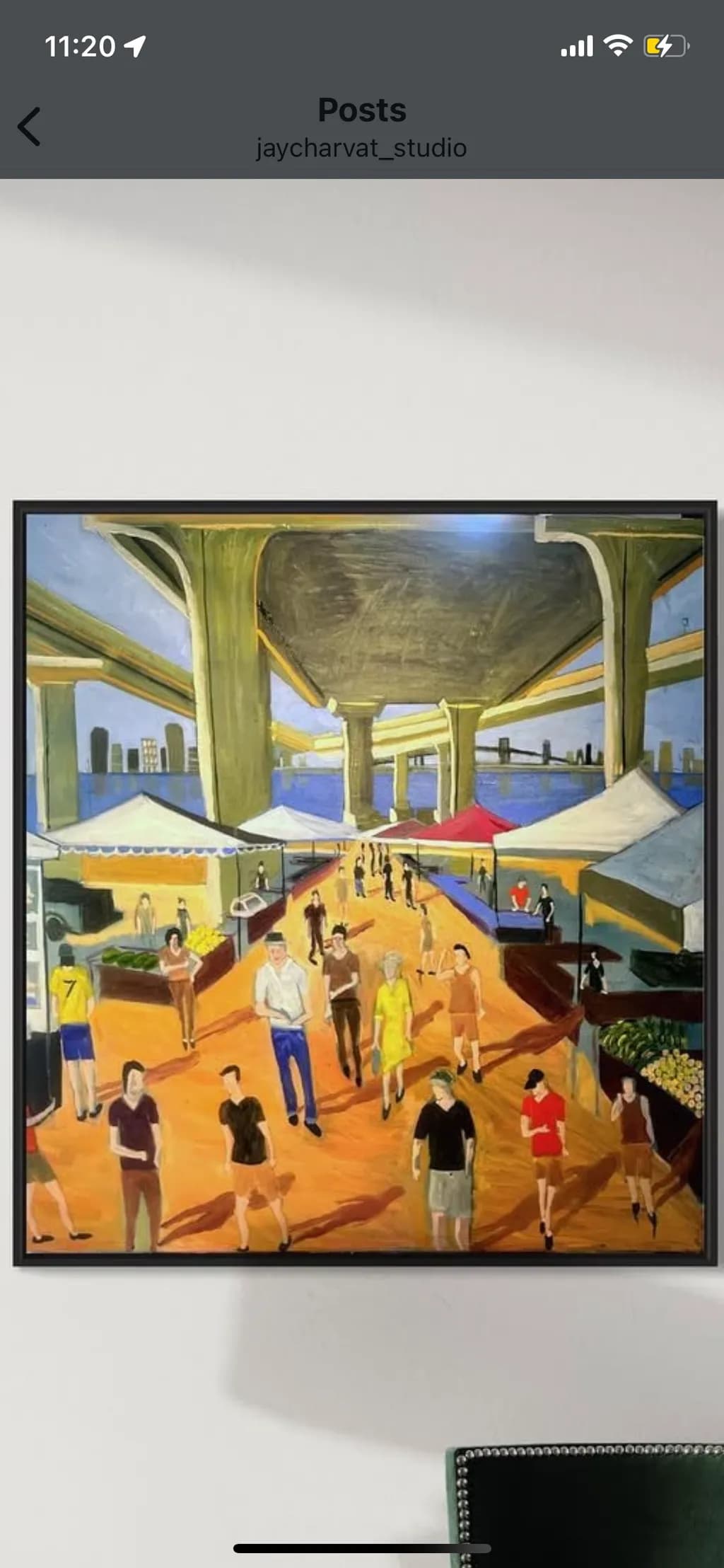 Urban Market Scene