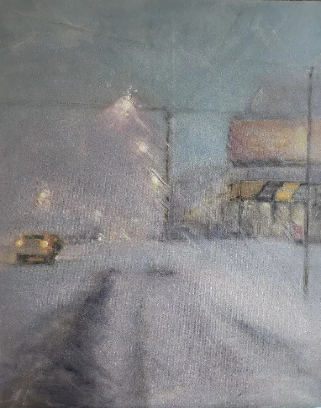 Winter Streetlights