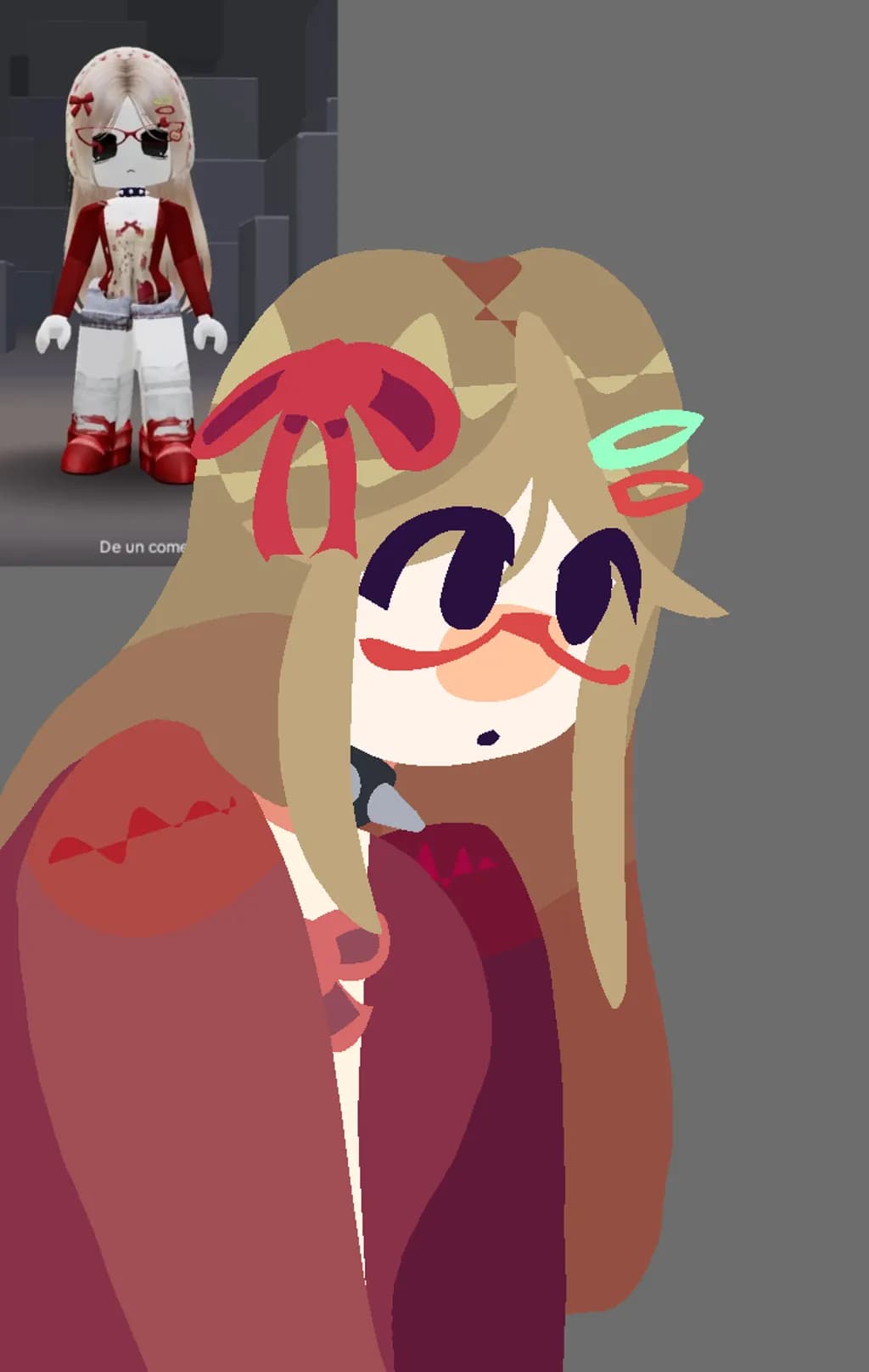 Lil drawing I made for free before I opened comms
