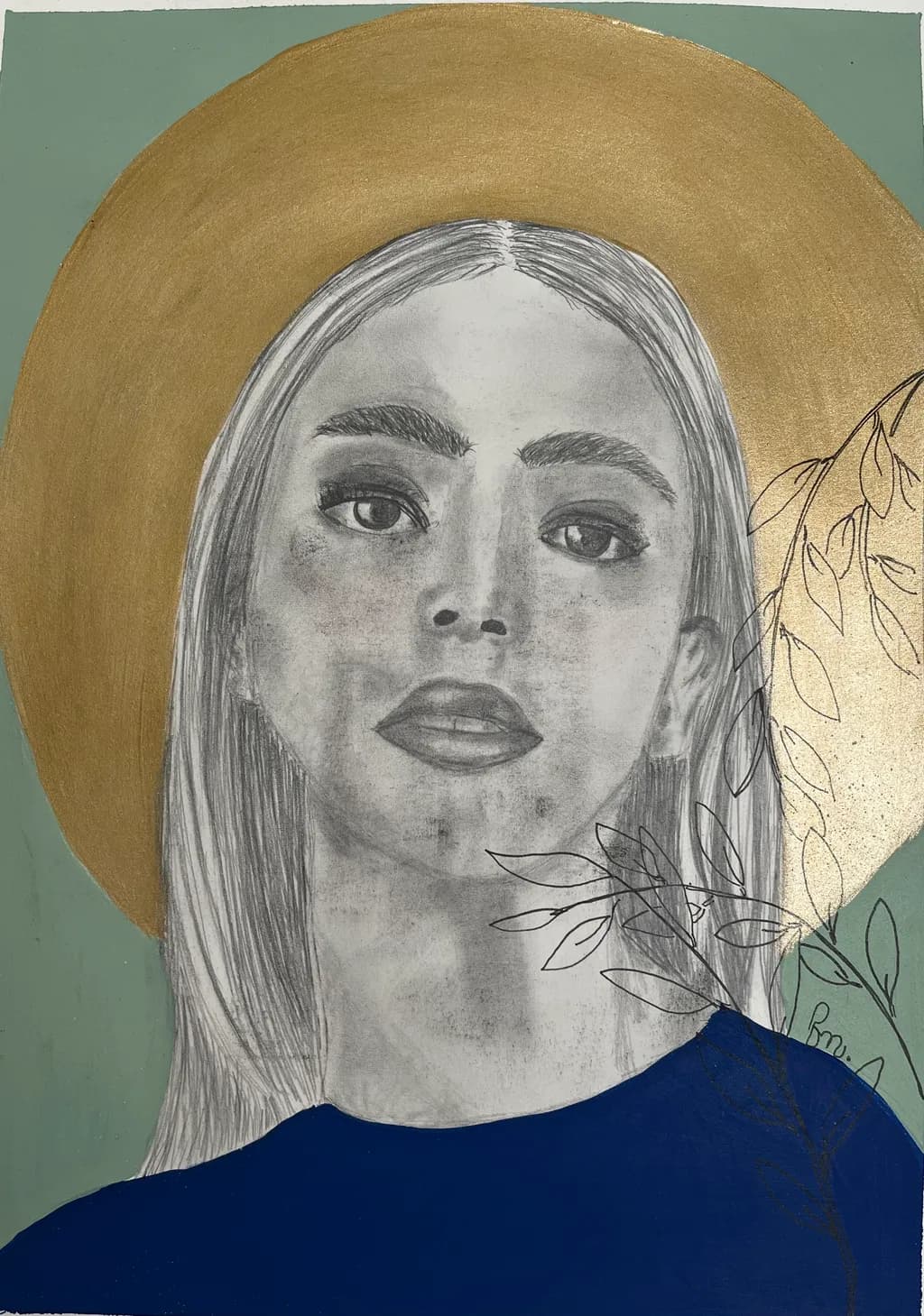 Golden Halo Portrait