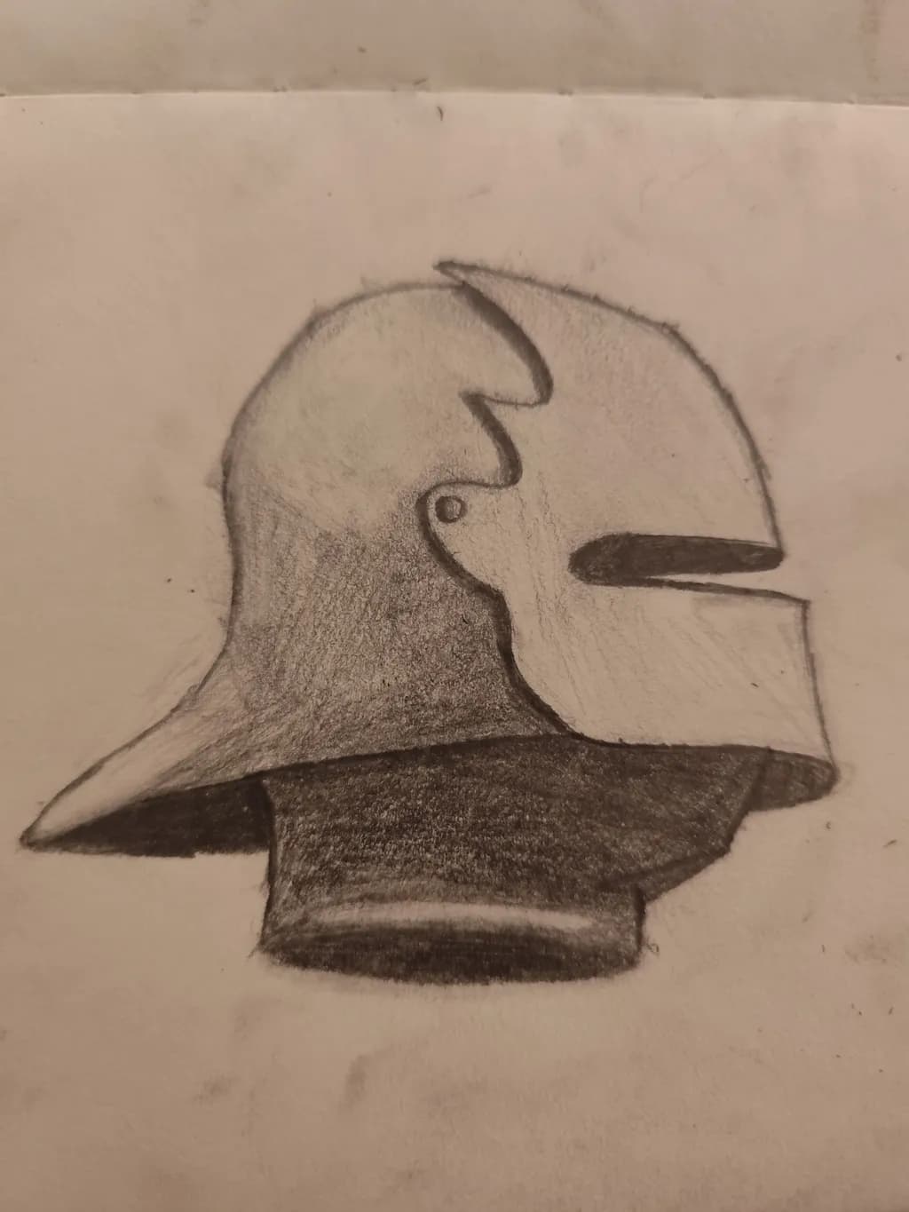 Medieval Helmet Sketch