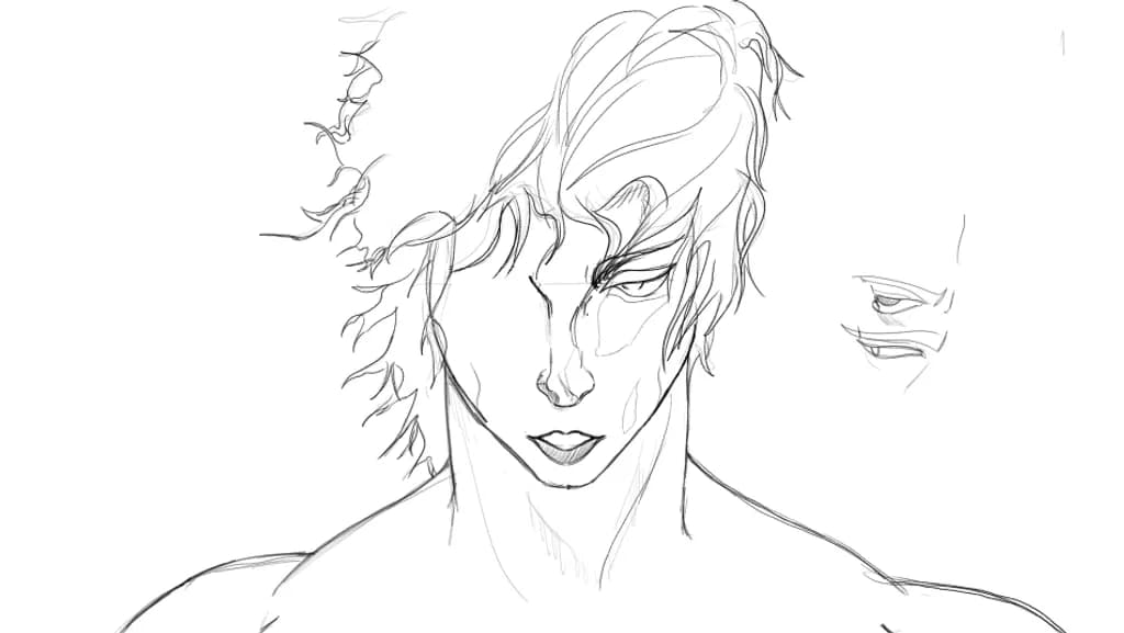 Intense Character Sketch