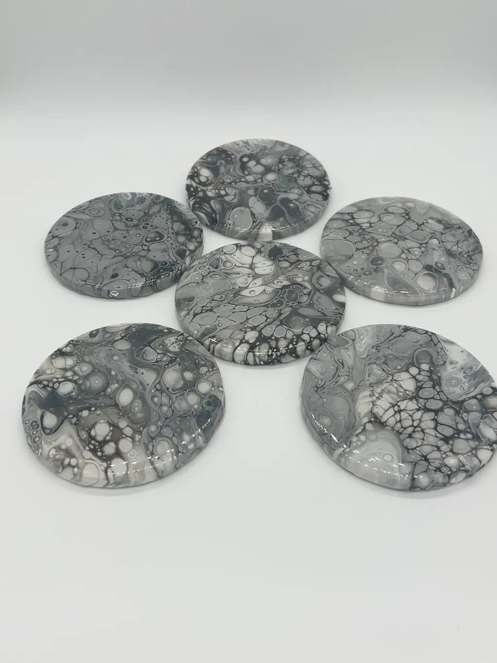 Abstract Marble Coasters