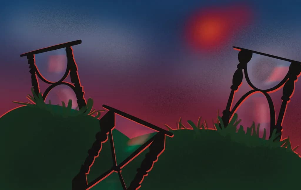 Eclipsed Hourglasses
