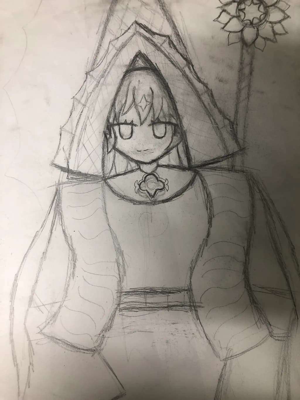 Hooded Character Sketch