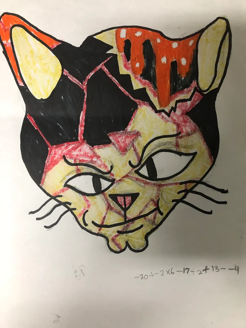 Abstract Cat Expression