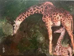 Giraffe Embrace