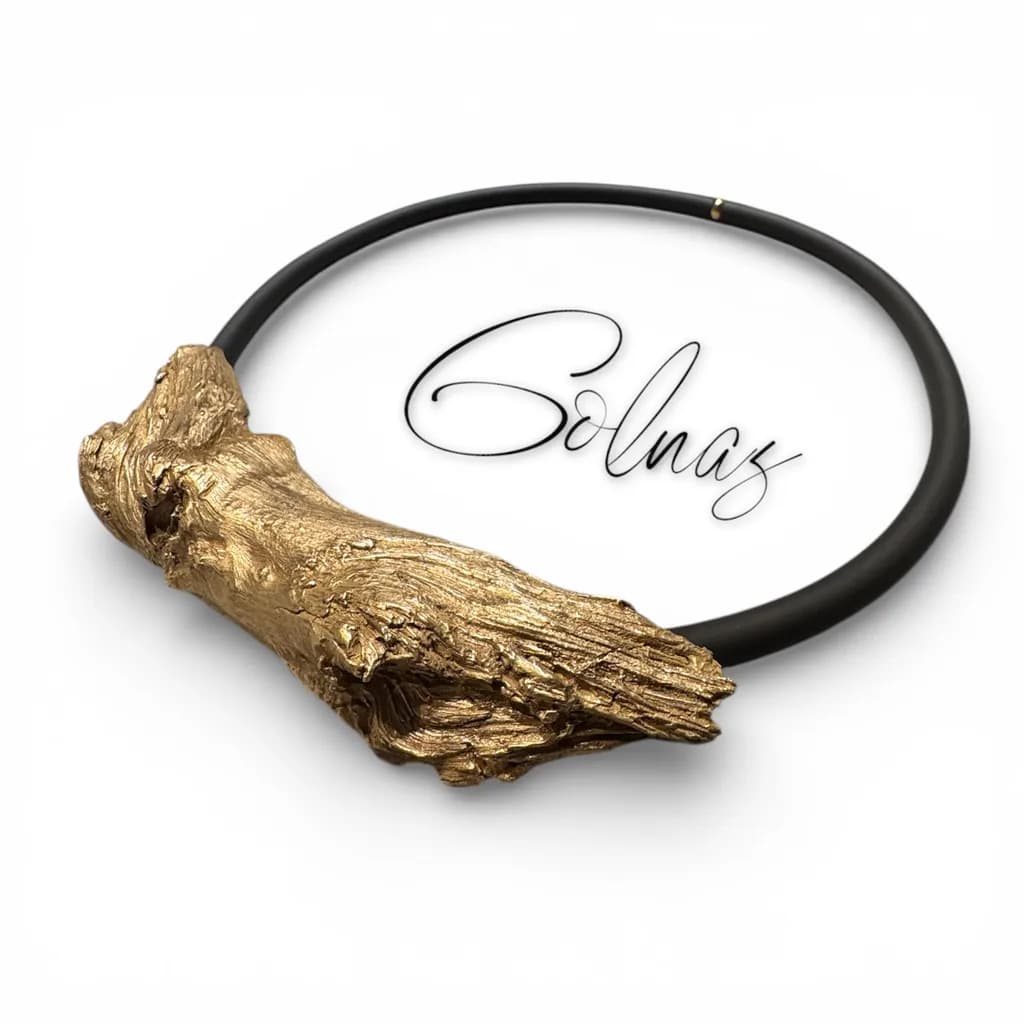 Golden Driftwood Necklace
