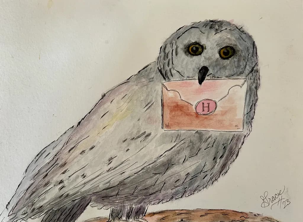 Owl with a Letter