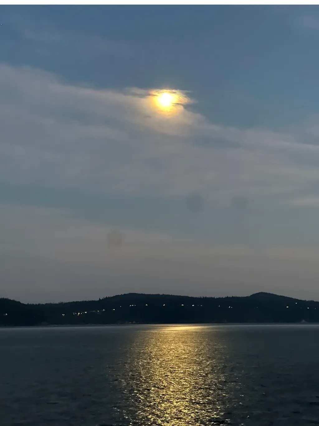 Golden Dusk Reflection