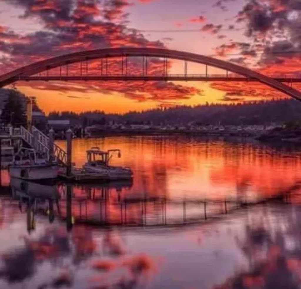 Crimson Harbor Bridge