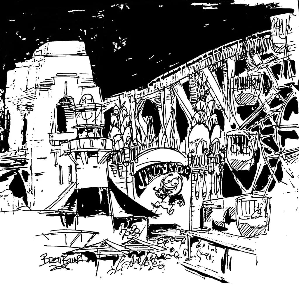 Amusement Park Sketch