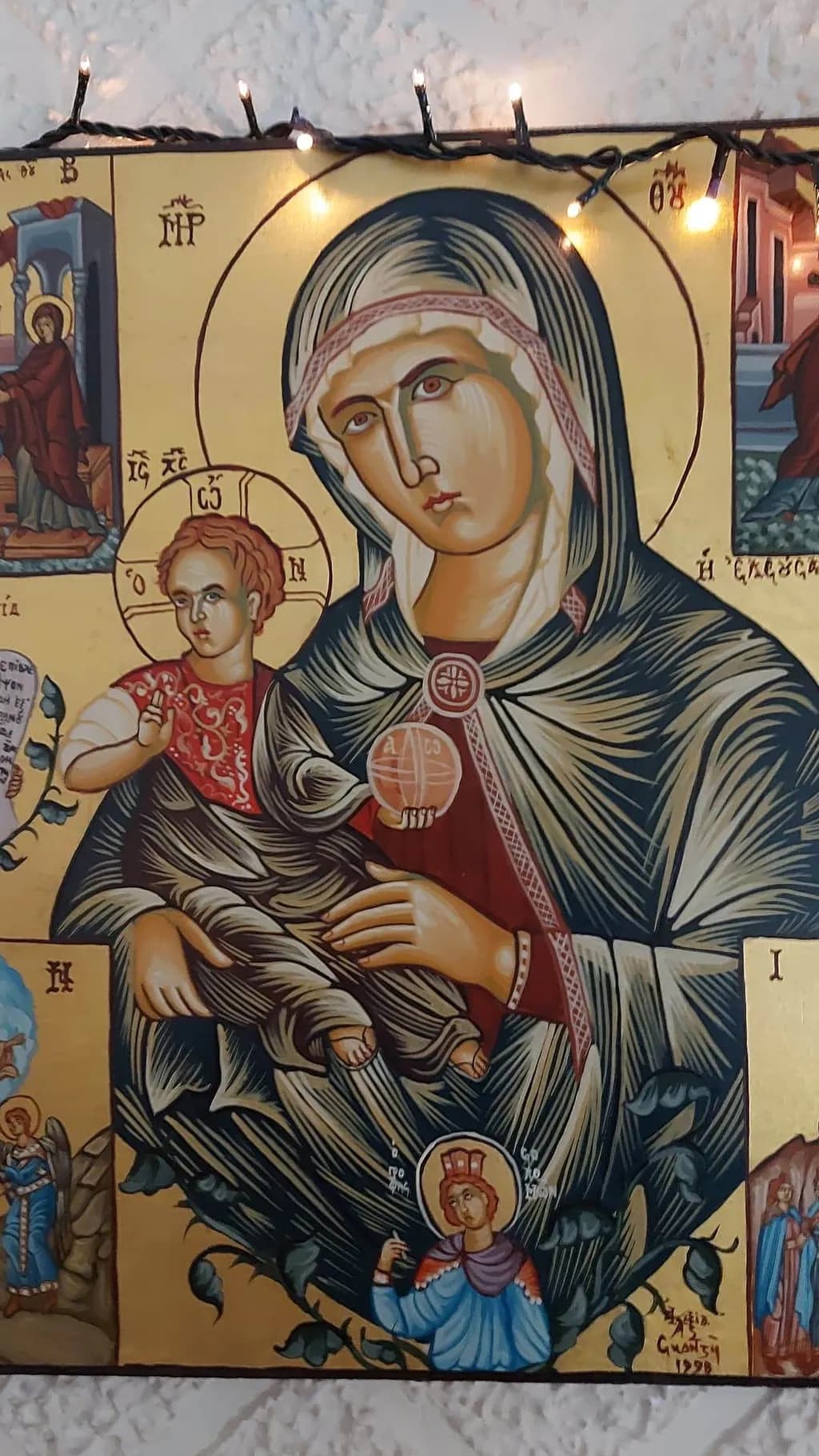 Madonna and Child Icon