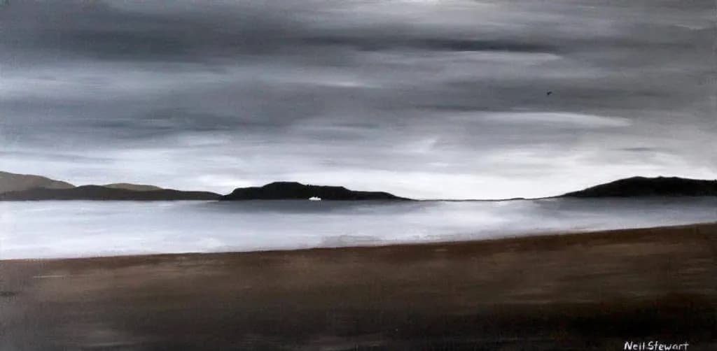 Monochrome Coastline