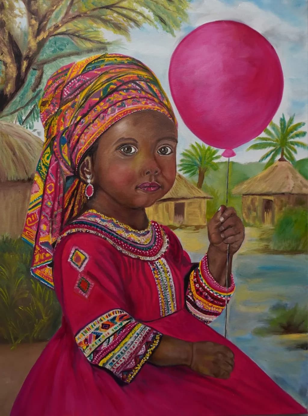 Village Balloon Girl