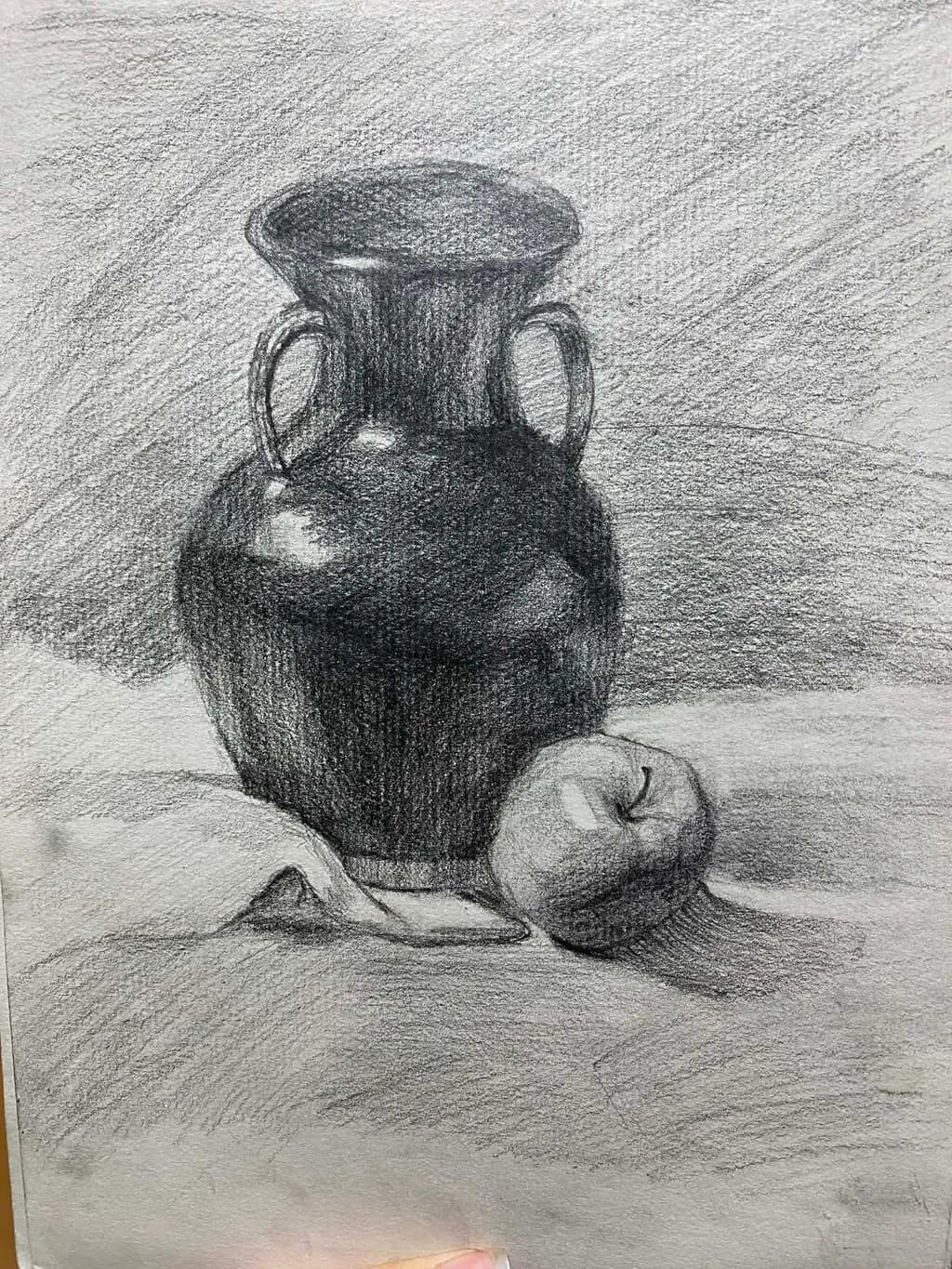 Vase and Apple