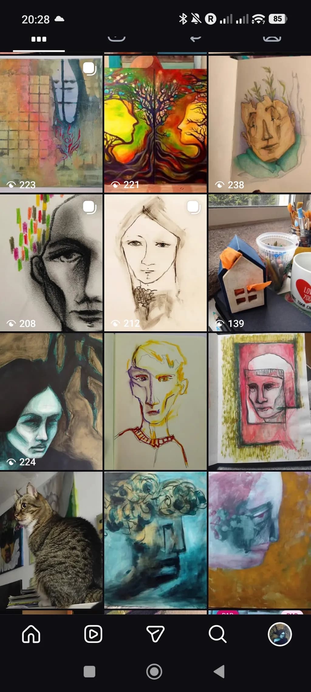 Fragmented Faces