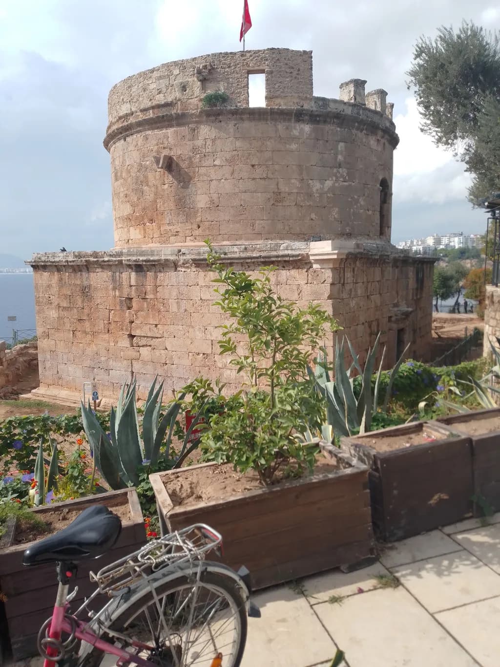 Historic Tower and Bicycle