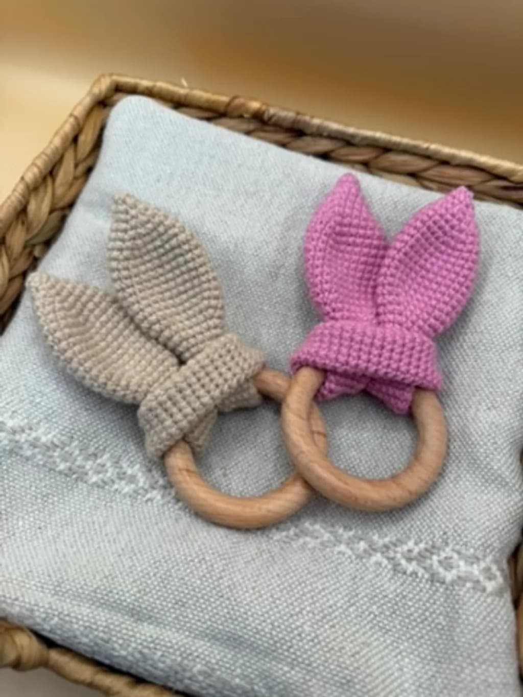 Bunny Teething Rings