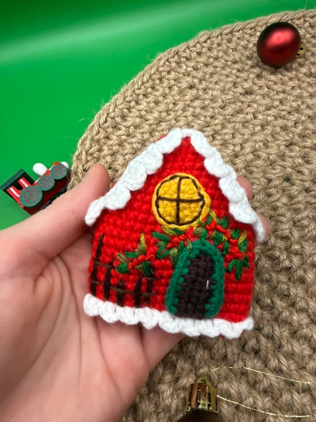Festive Cottage Ornament