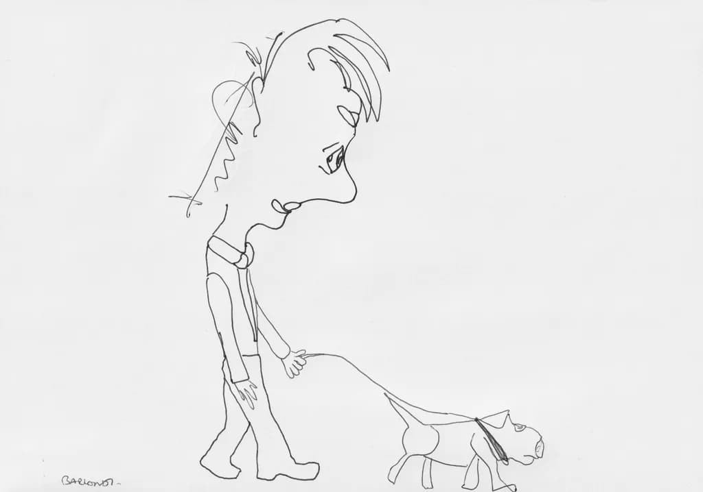 Ugly Man and Dog