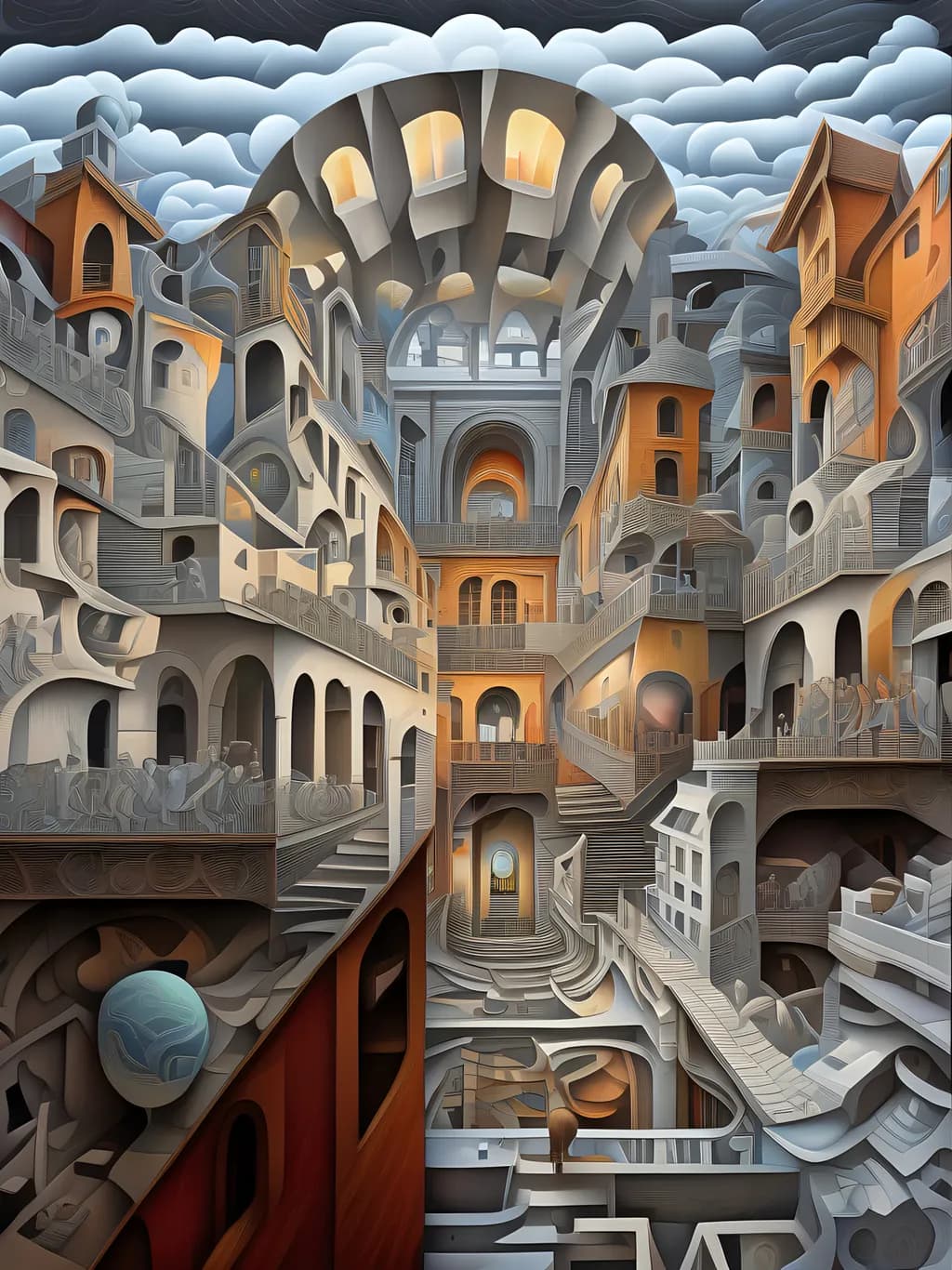 Escher Church Interior