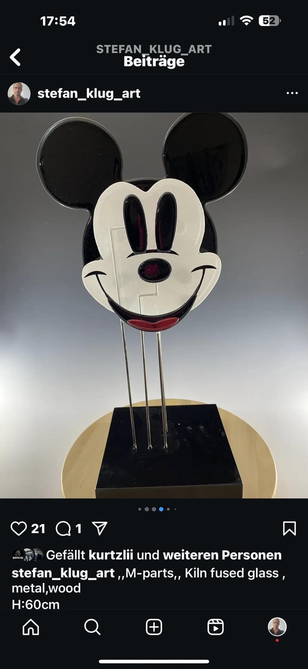 Mickey Sculpture
