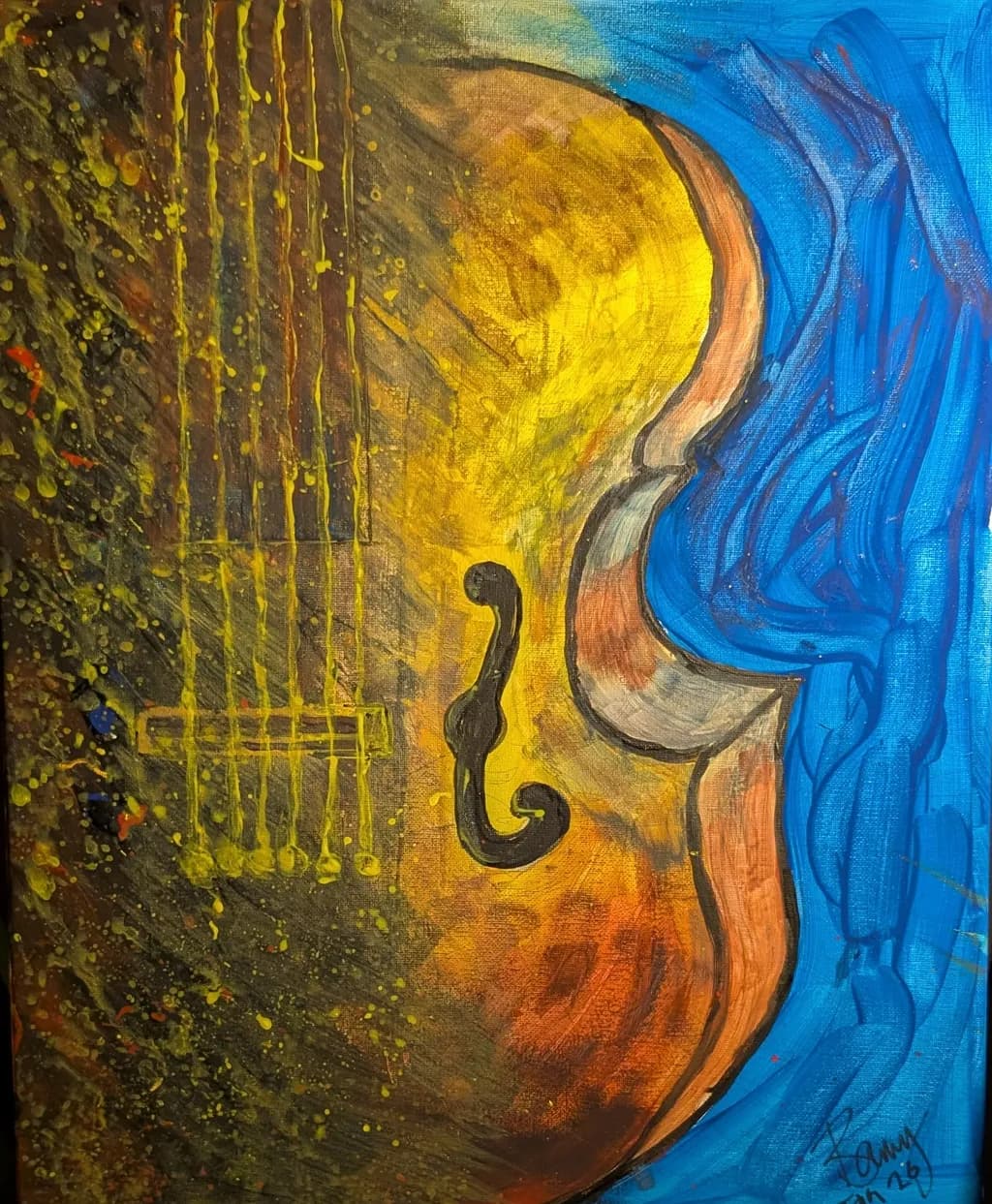 Strings in Blue