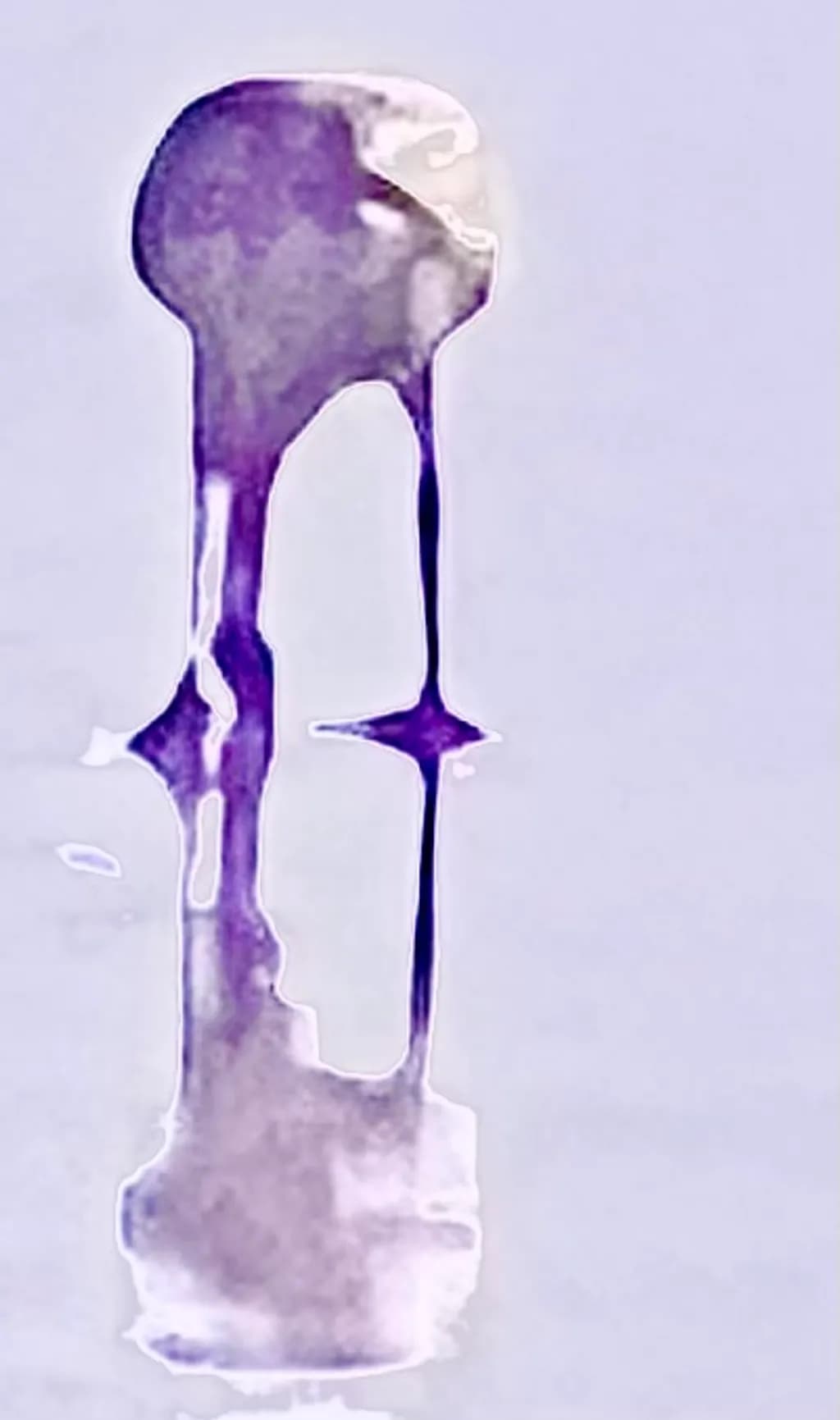 Purple Drip Abstract