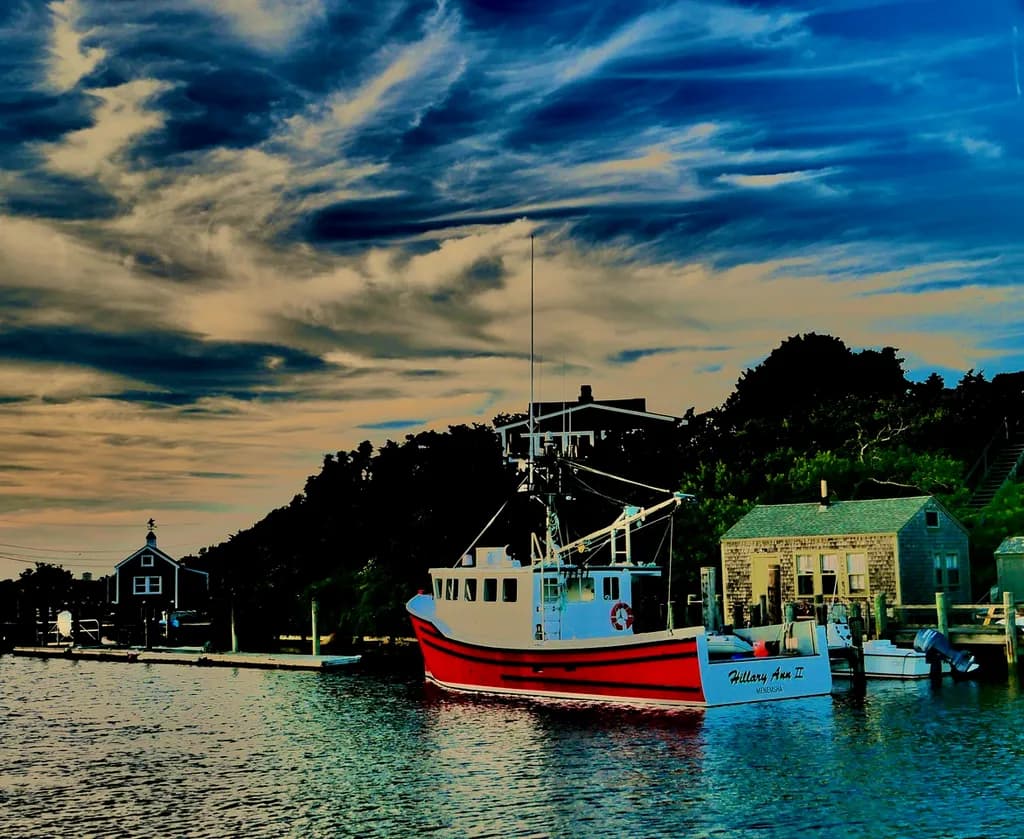 Crimson Harbor Vessel