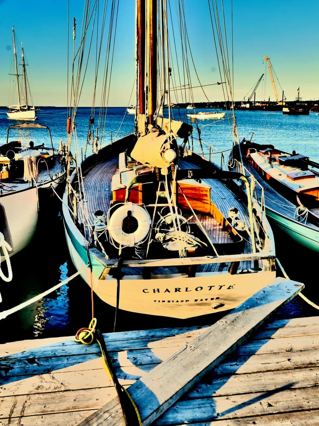 Charlotte at Vineyard Haven