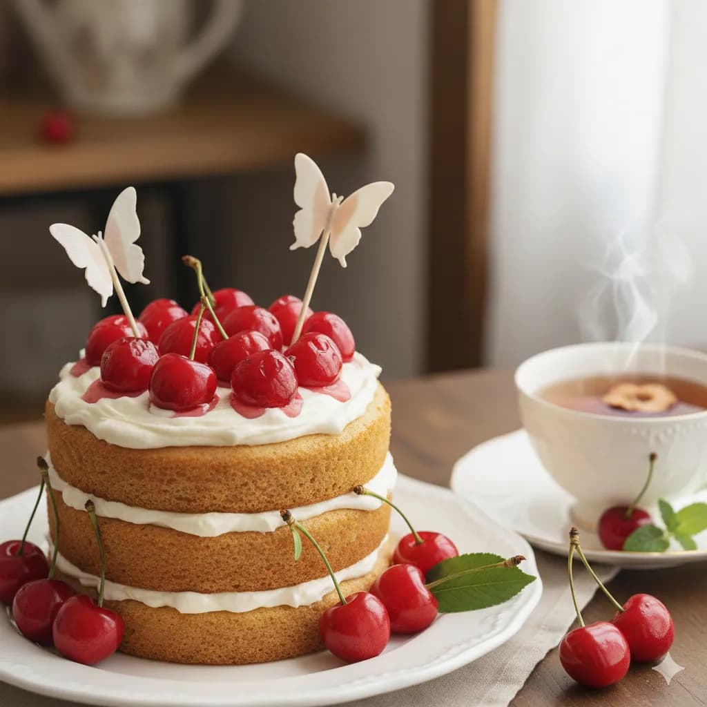 Cherry Blossom Cake