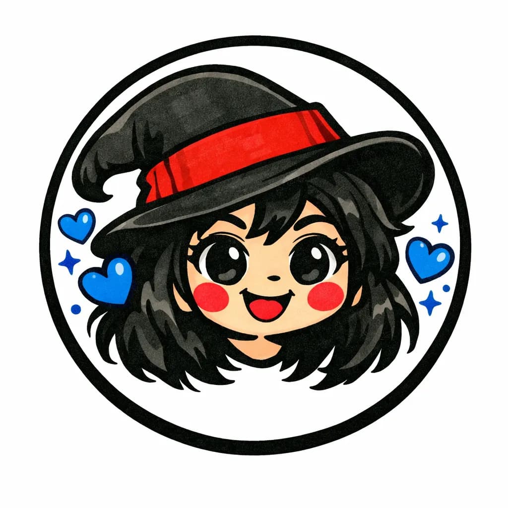 Cheerful Witch Charm