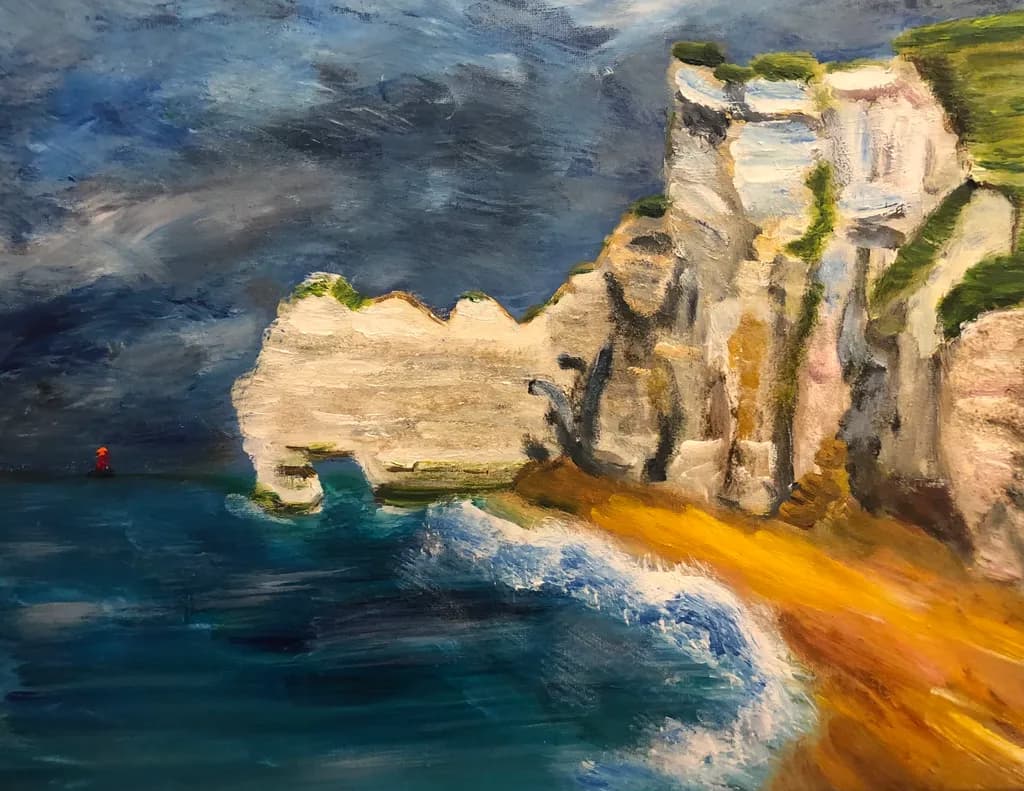 Storm Over Etretat