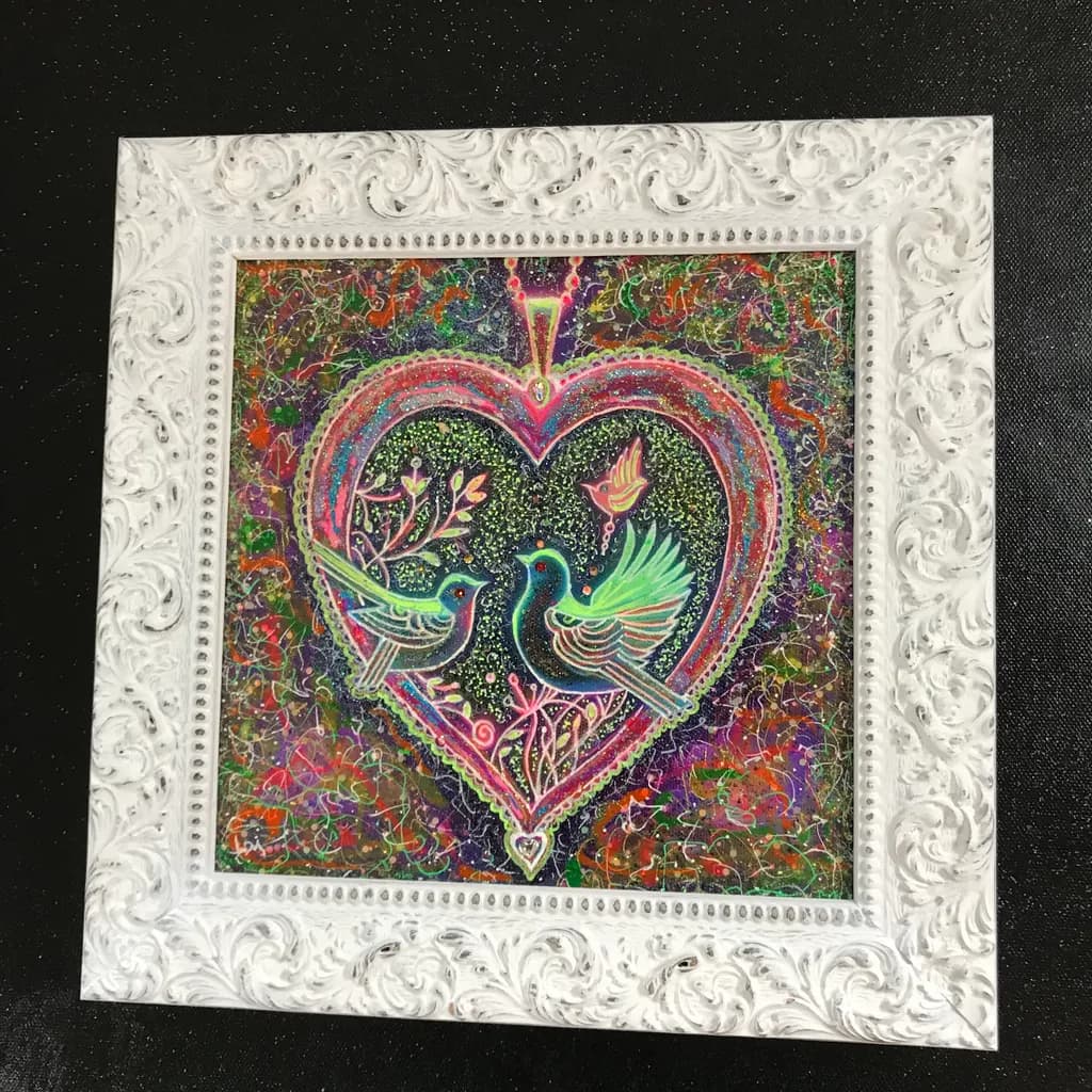 Neon Heartbirds