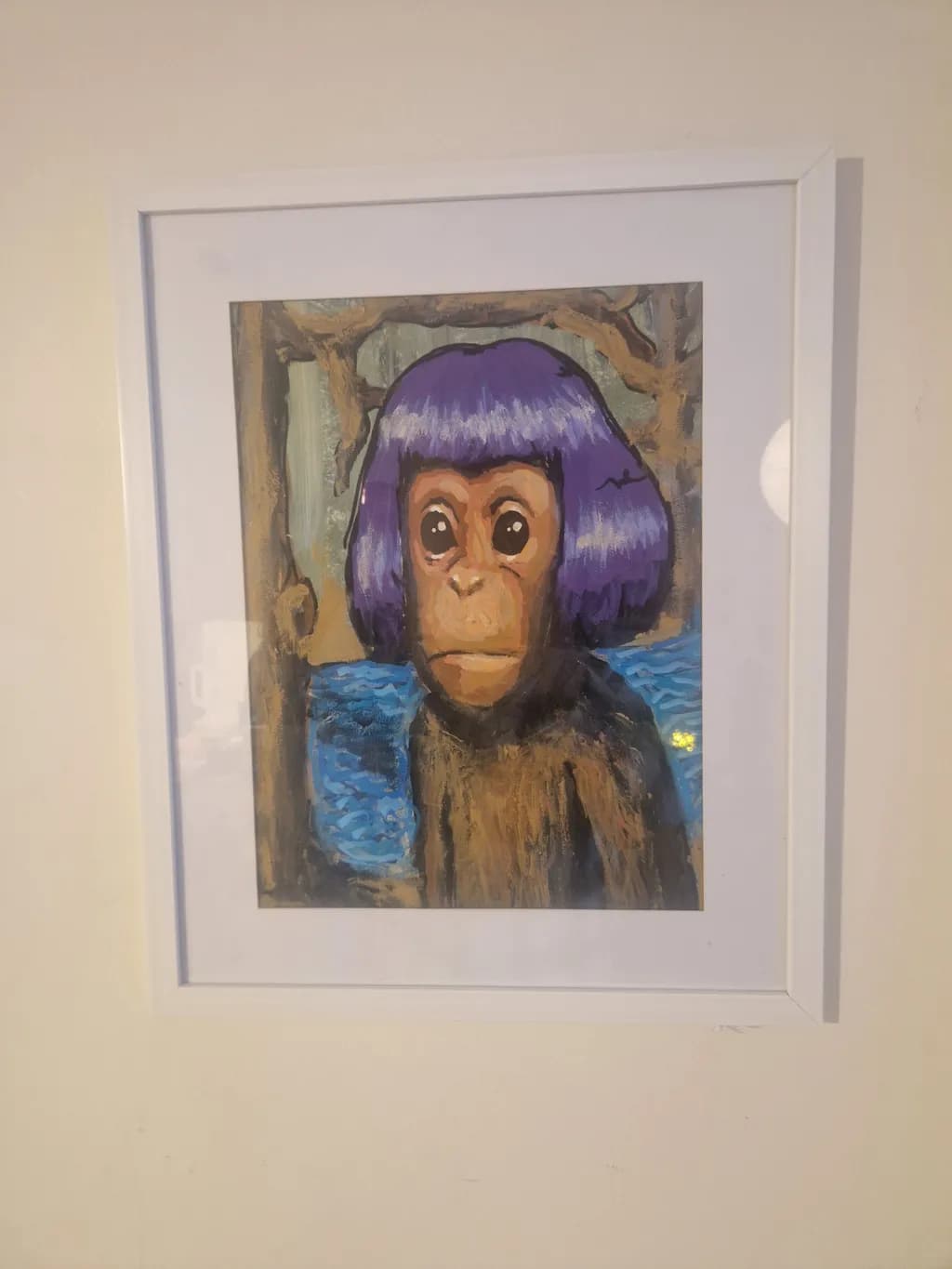 Purple-Haired Primate