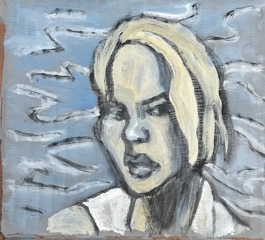 Contemplation in Blue