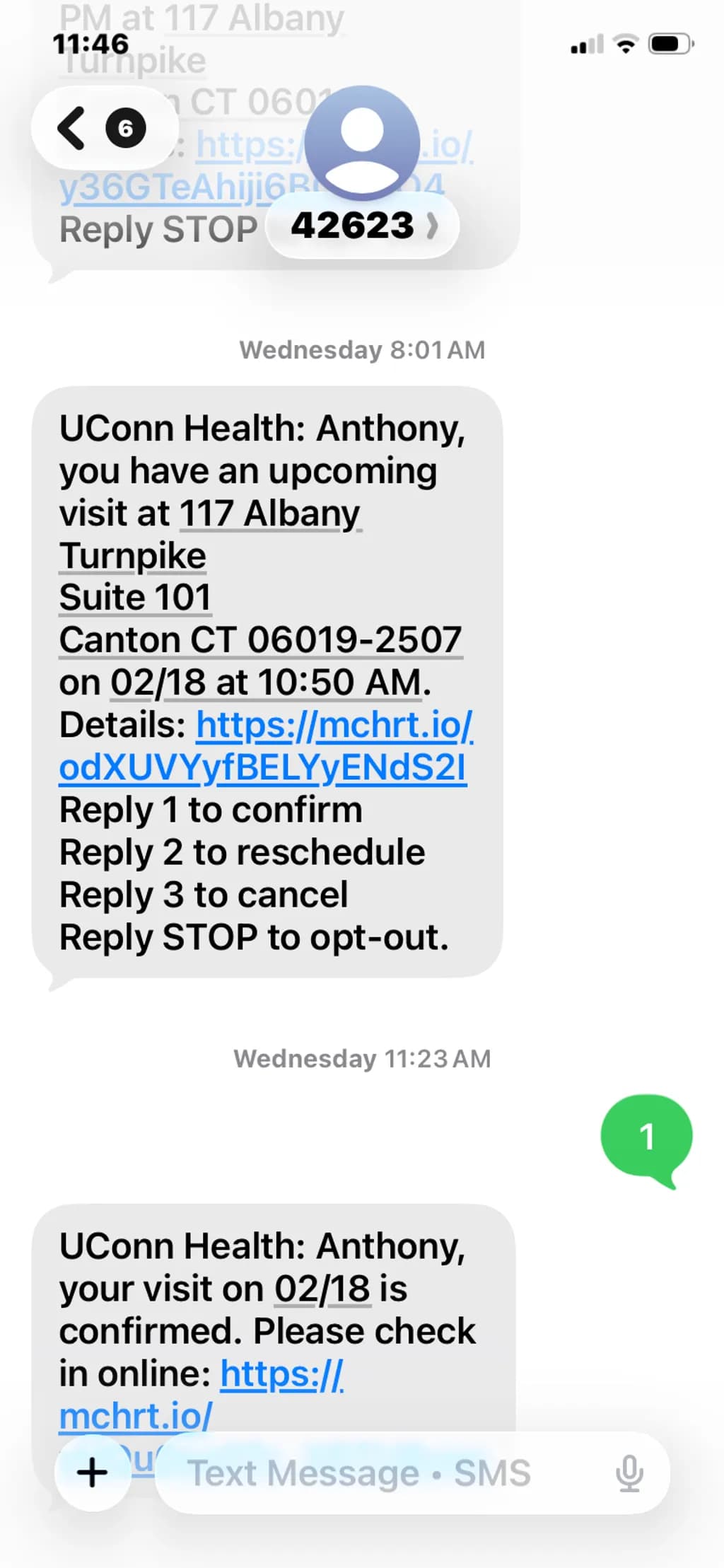 Appointment Confirmation