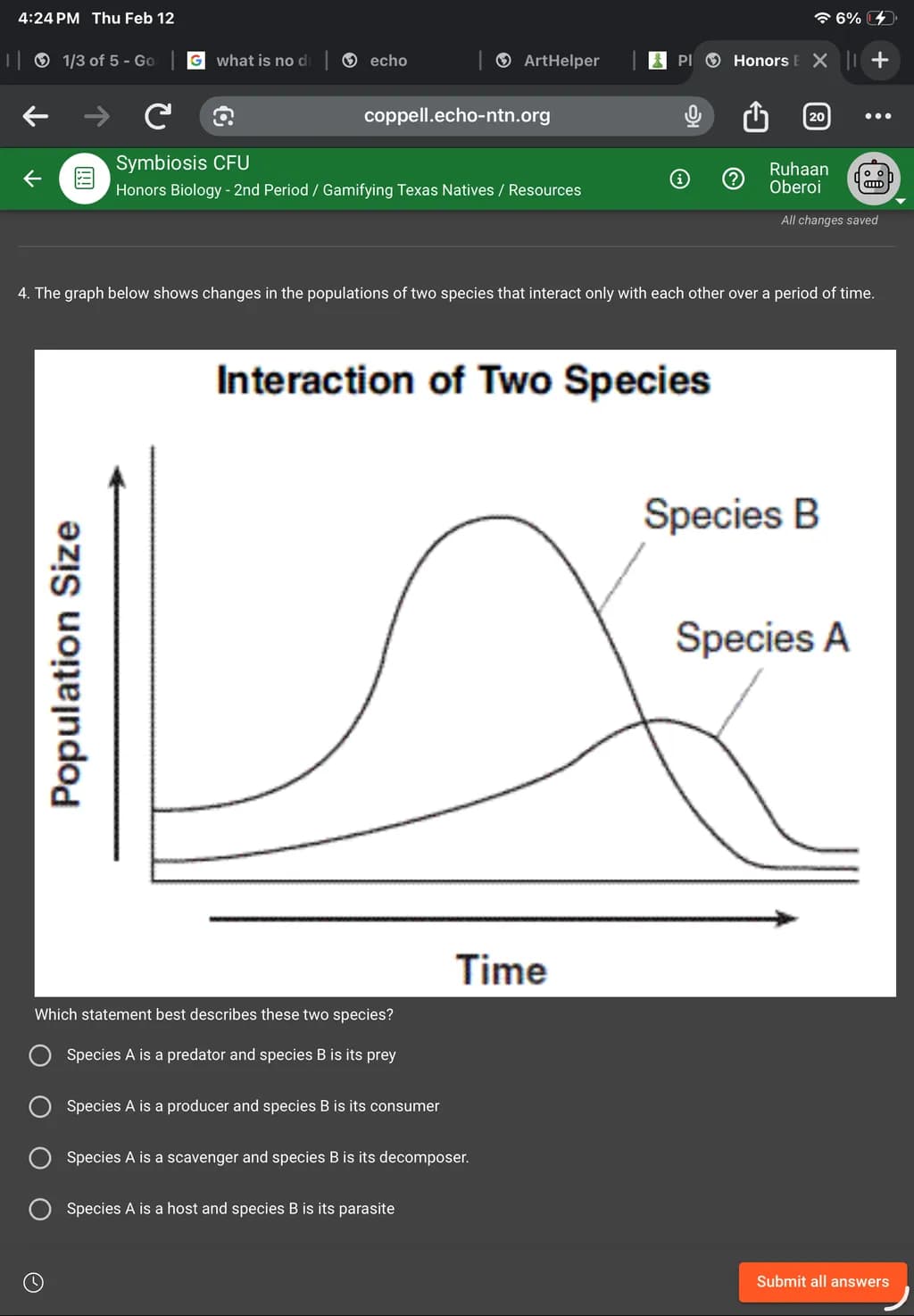 Predator-Prey Dynamics