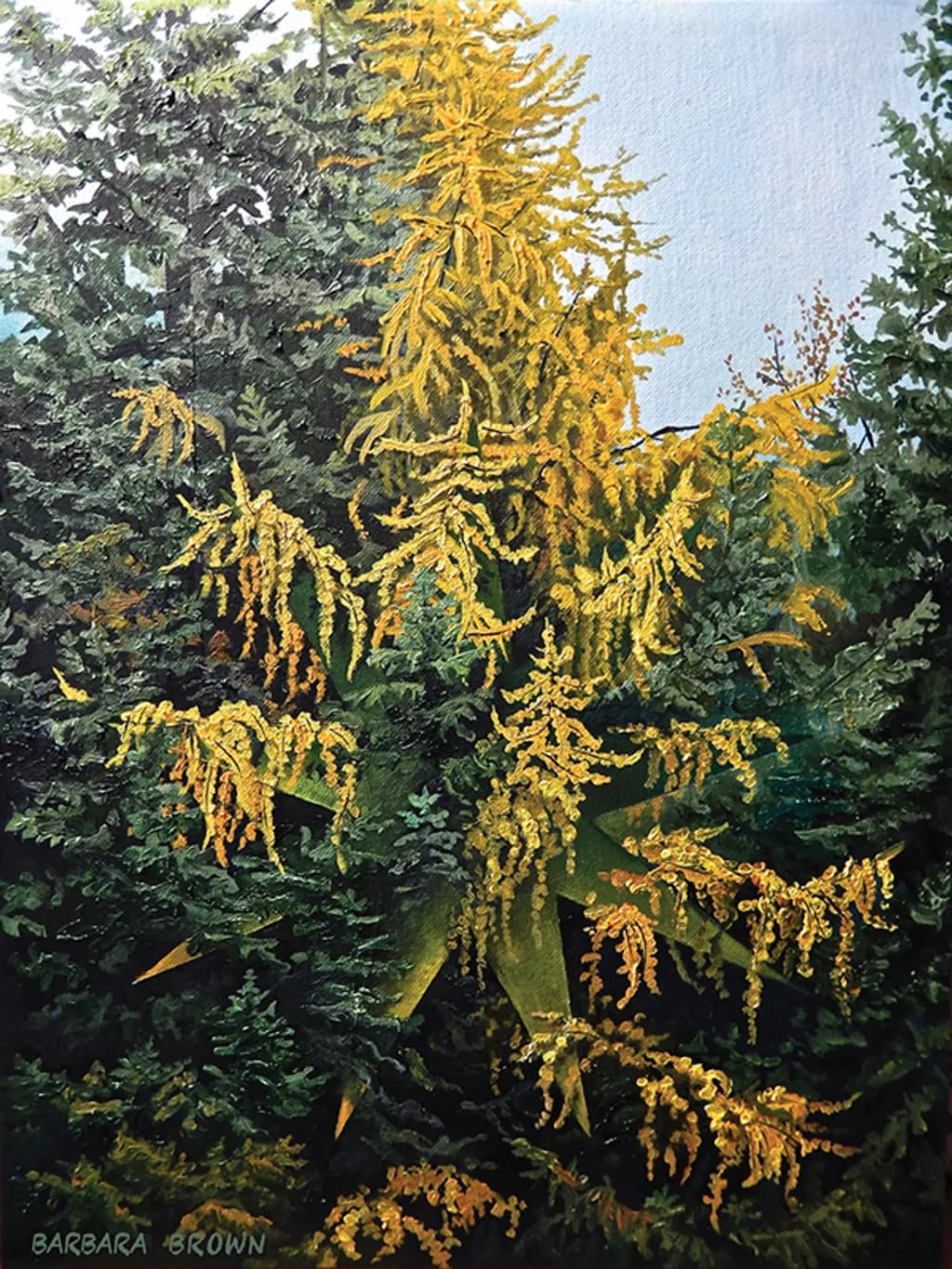 Golden Tree Foliage