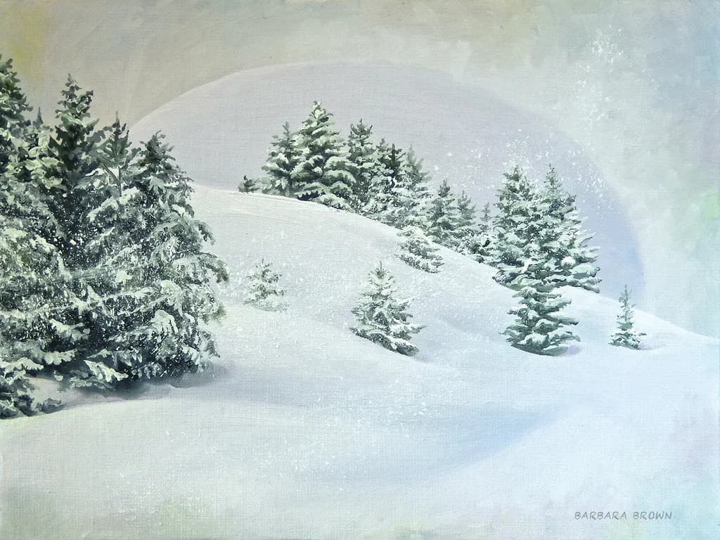Snowy Hillside