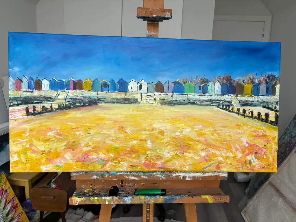 Coastal Huts Panorama