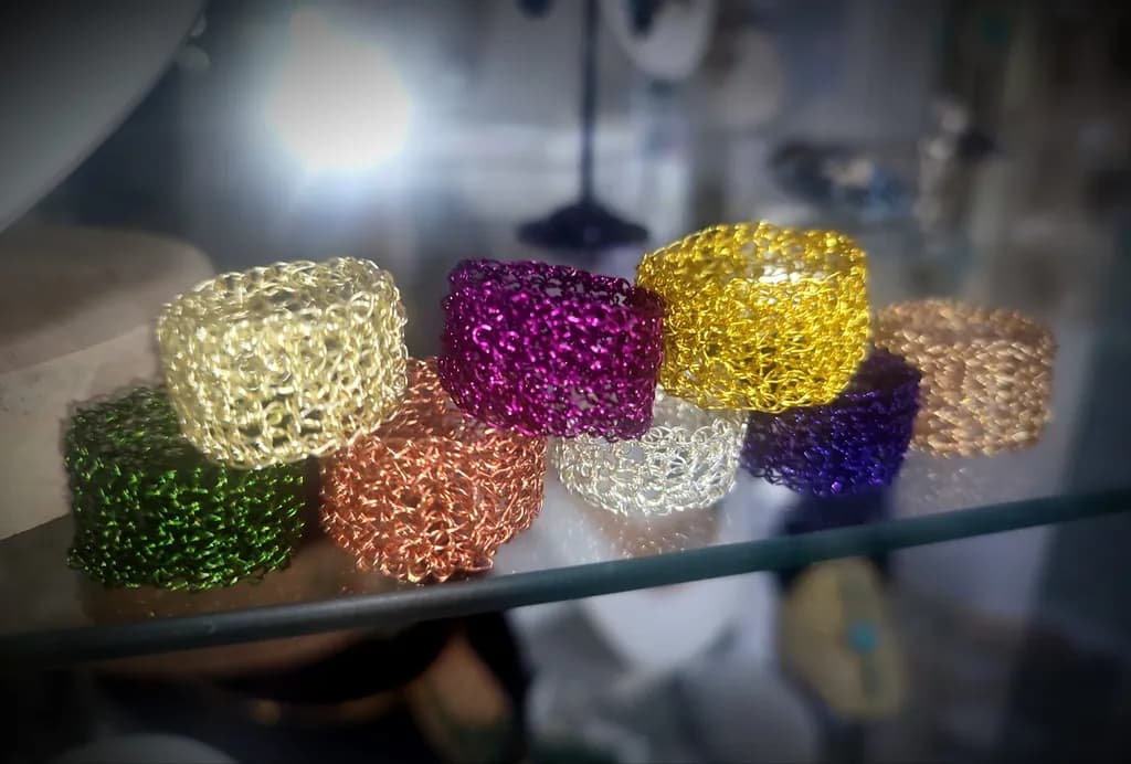 Colorful Wire Rings